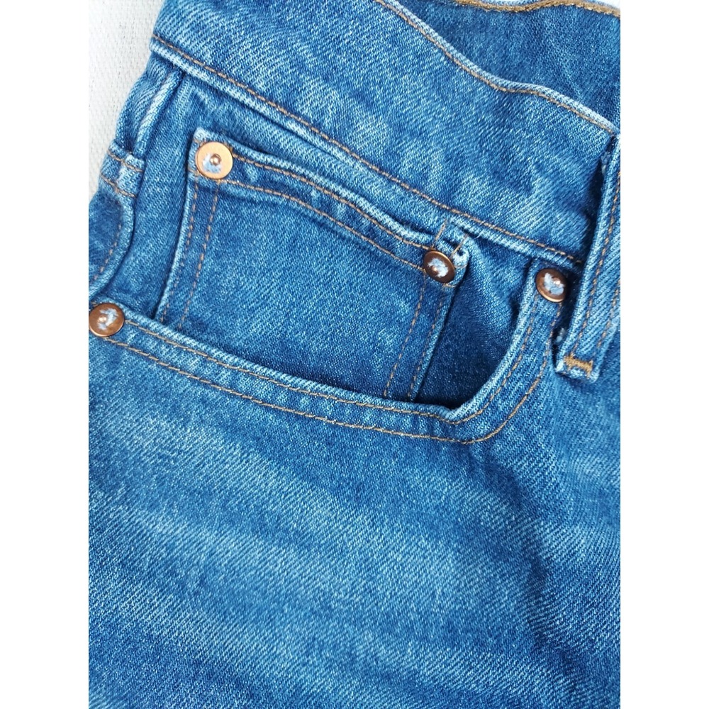 Madewell Womens 26 Mid Rise 90s Straight Jeans Blue Denim Straight Leg 26x28 - Picture 7 of 16